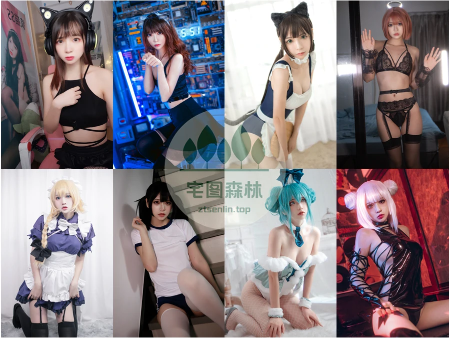 萌妹coser疯猫ss写真合集下载&汇总：可御可萌的美腿二次元博主[132套-62.0G]