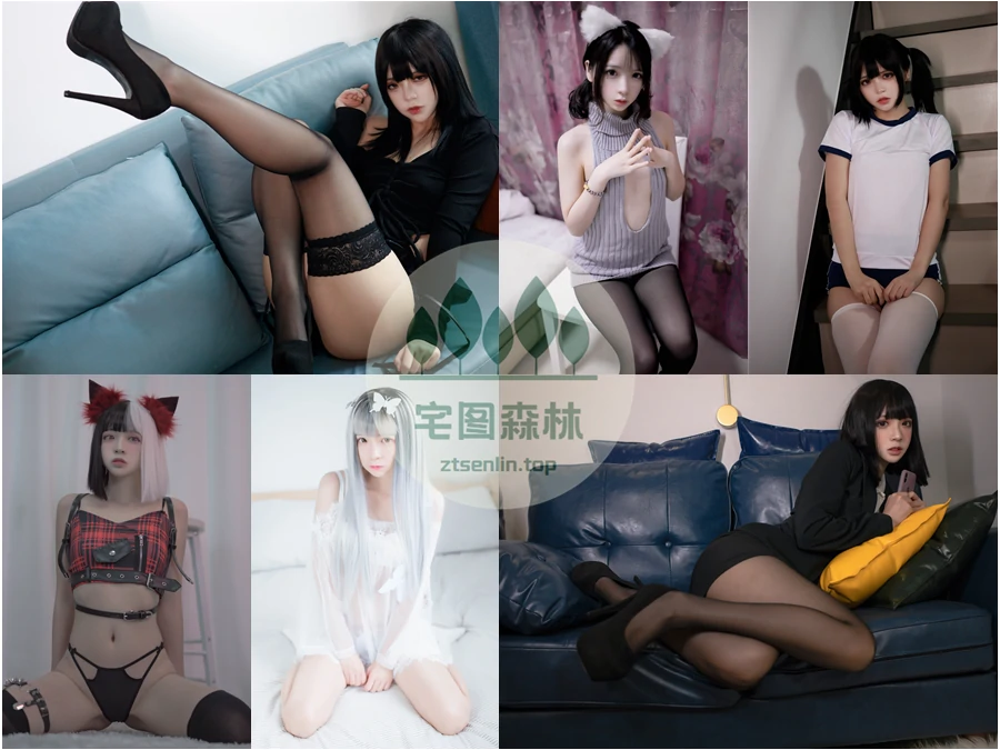 萌妹coser疯猫ss写真合集下载&汇总：可御可萌的美腿二次元博主[132套-62.0G]-第1张-宅图森林写真资源合集下载